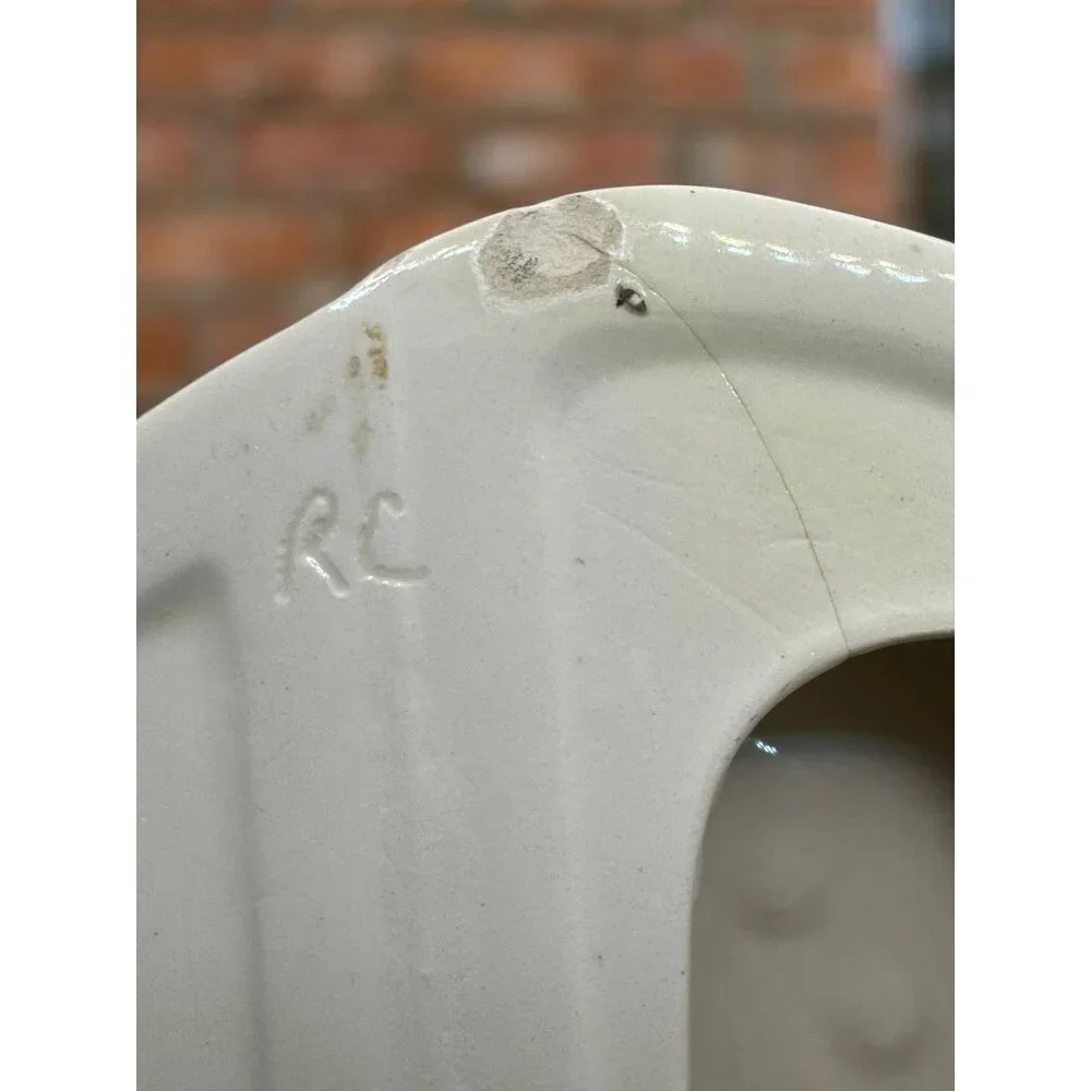 Holland Mold Ceramic Geese-Themed Bowl/Vase With Yellow Accents - Picture 8 of 11